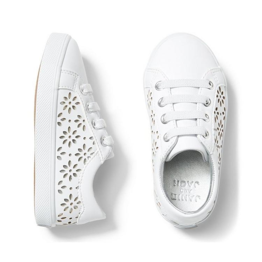 Janie & Jack Eyelet Sneakers